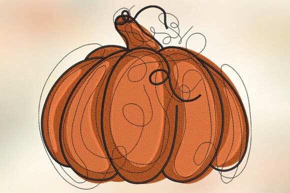 Autumn Embroidery Design