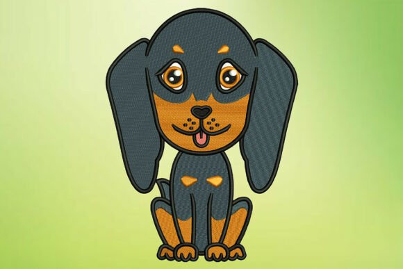 Dachshund Embroidery