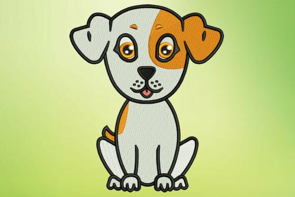 Jack Russell Terrier Embroidery Design