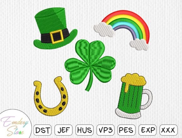 St. Patrick’s Day Embroidery Design Set